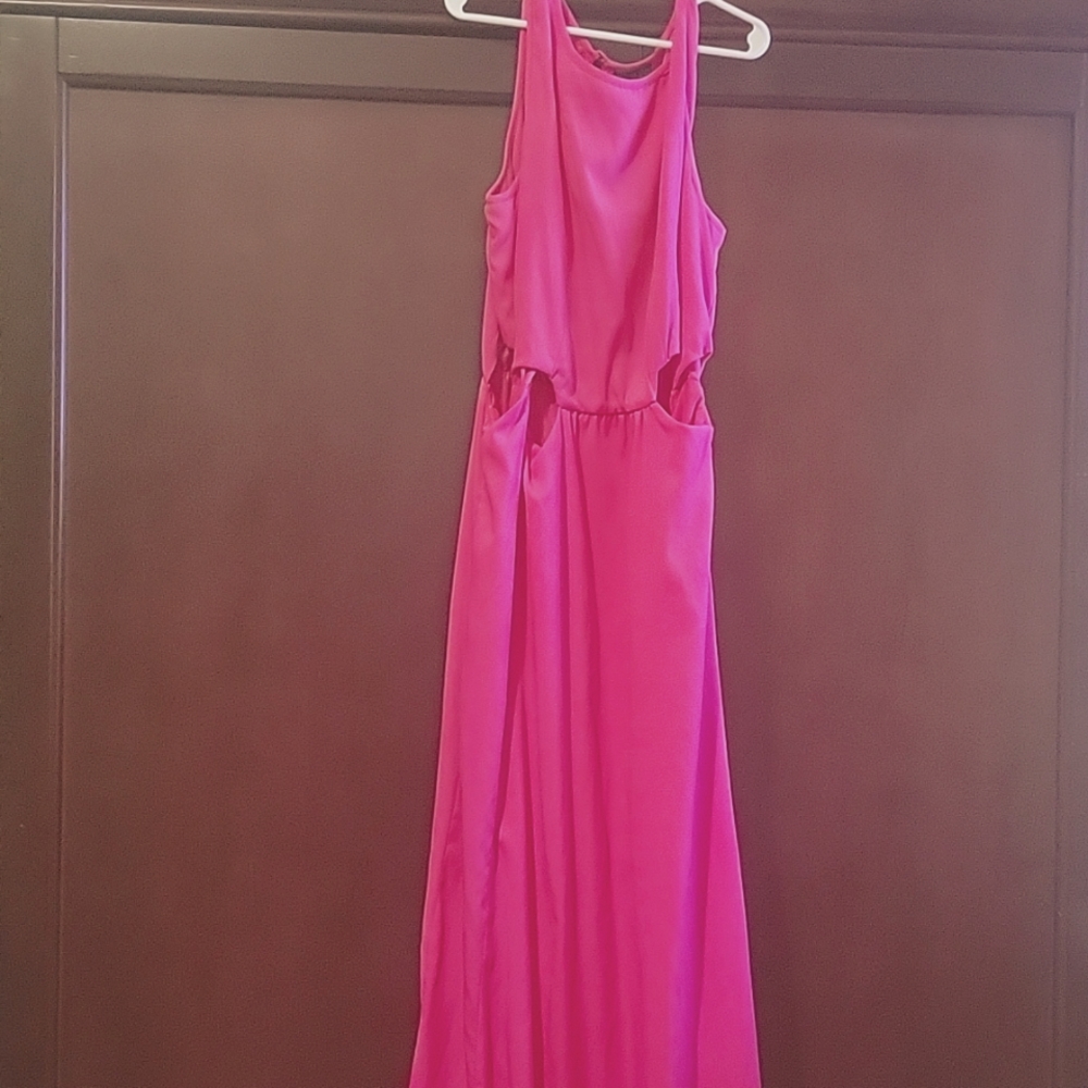 Apollo Pink Long Flowy Dress